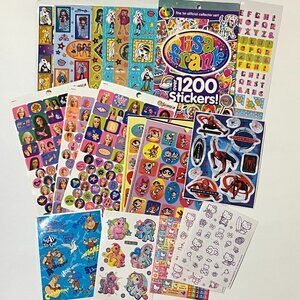 Huge Lot of Y2K Stickers Lisa Frank, Barbie, Bratz, My Little Pony, Hello Kitty